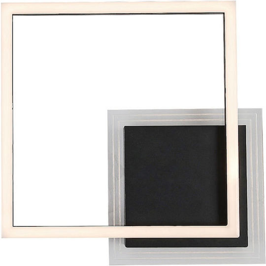 Rabalux Smart Deckenleuchte montieren 37.5cm Schwarz mit Integrierte LED