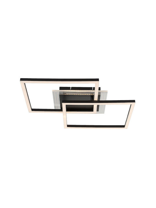 Rabalux Smart Deckenleuchte montieren 70cm Schwarz mit Integrierte LED