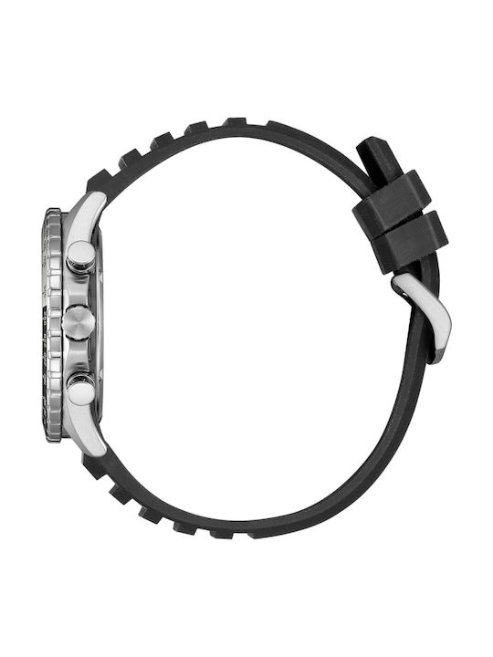 Citizen Eco-Drive Ceas Bărbătesc 43mm Cronograf Eco - Drive cu Curea Din Cauciuc Neagră