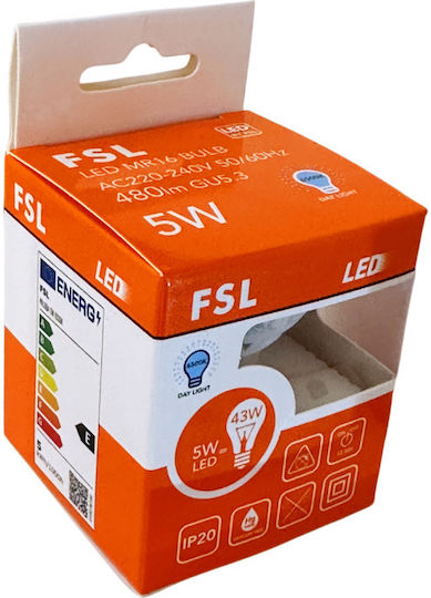 Lightplanet Bec Bec LED 5W și Formă MR16 Alb Cald