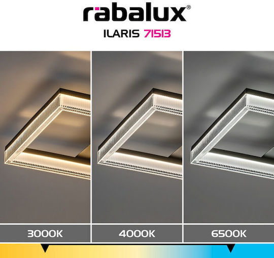 Rabalux Rabalux LED-Panels 18W Mit Warm Zu Kühlem Weiß 33x33cm