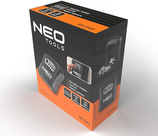 Neo Tools Plastic Tool Case W11.5xD9.5xH4cm
