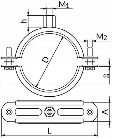 Niczuk Einteiliges Halsband Duo Mit 3/8” Skr 17-22