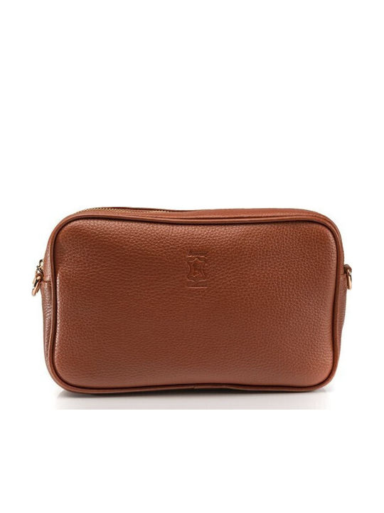 Leder Damen Kupplung Tabac