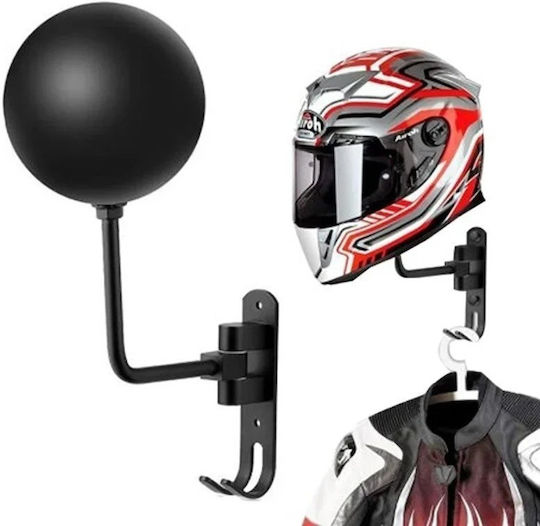 Fd3939 Wandhalterung Metallische Halterung Für Motorradhelme Haken Schwarz