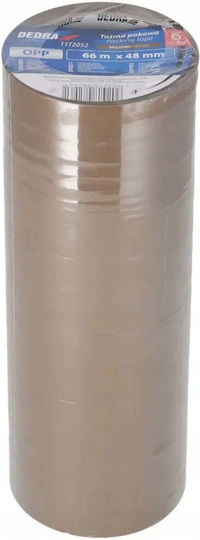 Verpackungsfolie 48mm x 66m in Braune Farbe 6 Stück