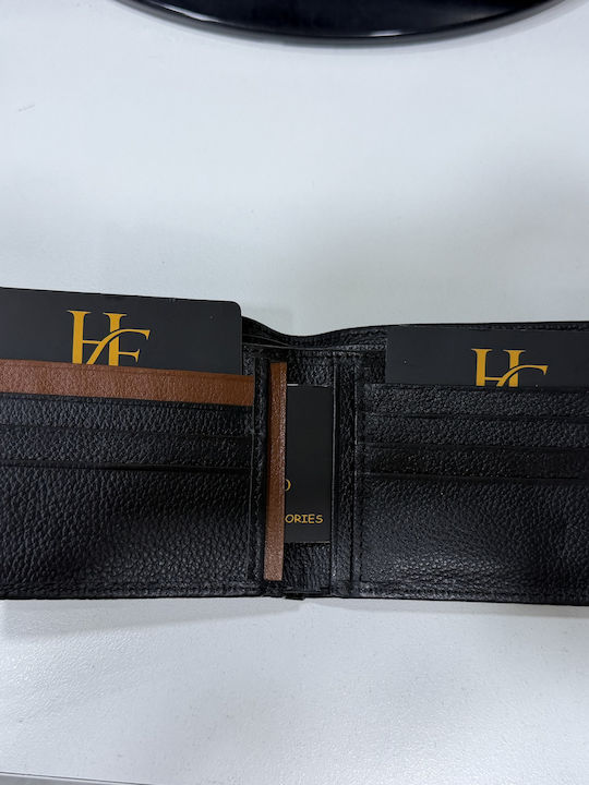 Leder Herrenbrieftasche Schwarz
