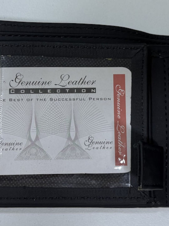 Leder Herrenbrieftasche Schwarz