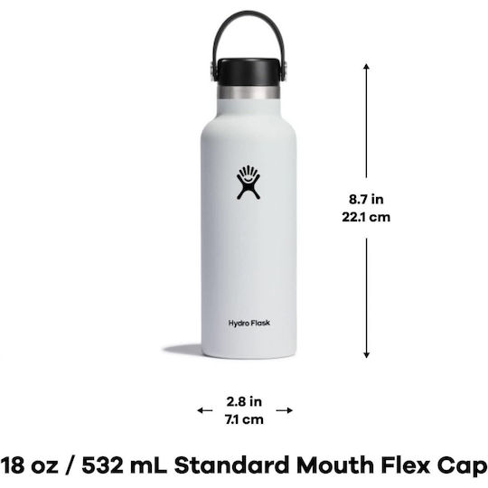 Hydro Flask Standard Mouth Чаша Термос Неръждаема стомана Без BPA 532ml OAT