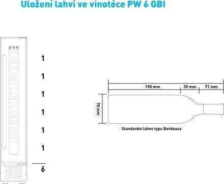 Philco Охладител за вино 6 Бутилки