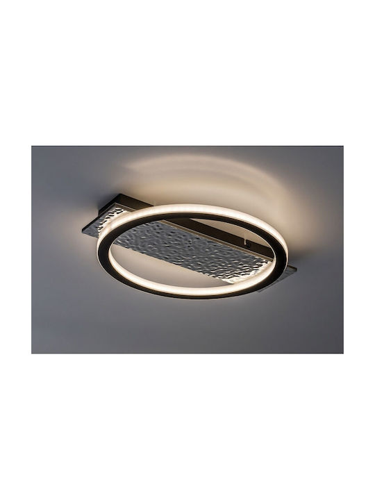 Rabalux Smart Deckenleuchte montieren 40cm Schwarz mit Integrierte LED und Fernbedienung