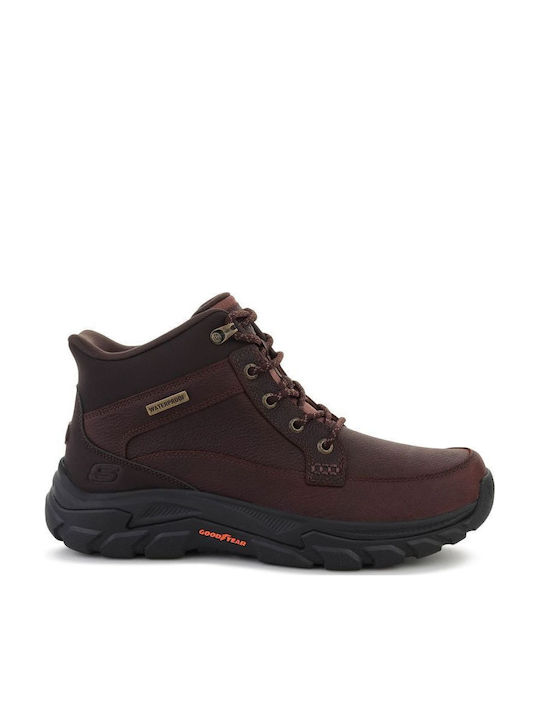 Skechers Αδιάβροχο Μποτάκι Εργασίας Κόκκινο
