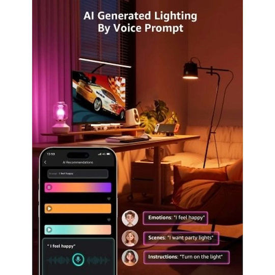 Lite Bulb Moments Smart Bulbs LED 4.9W for E14 Socket RGB 470lm 4pcs