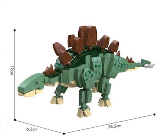 Τουβλάκια Dinosaur Stegosaurus για 6+ Ετών 322τμχ
