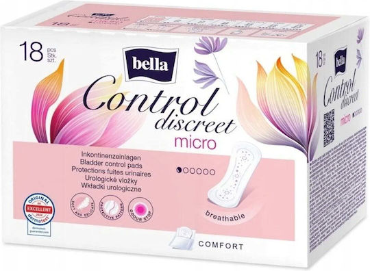 Bella Cucina Control Discreet Γυναικείες Σερβιέτες Ακράτειας 18τμχ