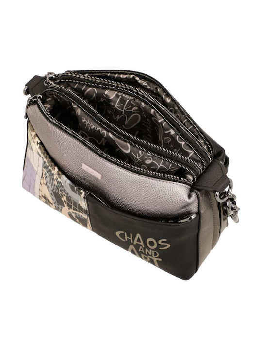 Damen Crossbody Schulter Mehrfarbige Tasche