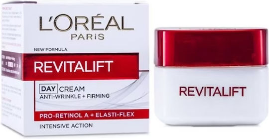L'Oreal Paris Revitalift Хидратиращ и Противостареещ Крем за Лице Дневен Крем с Ретинол и Пептиди 50ml