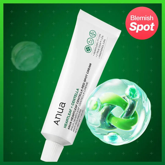 Anua Heartleaf + Centella Moisturizing Face Day Cream for Redness with Centella Asiatica 30ml