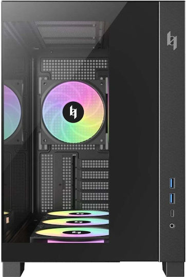 GameMax NEX C33 BK Computergehäuse Schwarz
