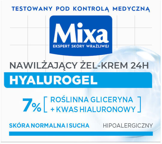 Mixa Hyalurogel Light 24h Cream Face 50ml