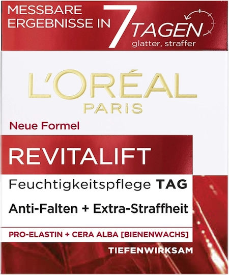 L'Oreal Paris Revitalift с Pro-Elastin и пчелен восък Крем за лице Дневен крем за Хидратация Против стареене и Стягане на кожата с Пептиди 50ml