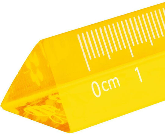 Moses Durchsichtiger Lineal 20cm Gelbe