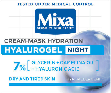 Mixa Hyalurogel Cream Face Night 50ml