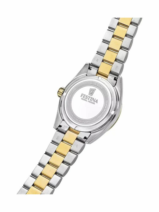 Festina Ceas bărbătesc cu baterie și brățară metalică argintie