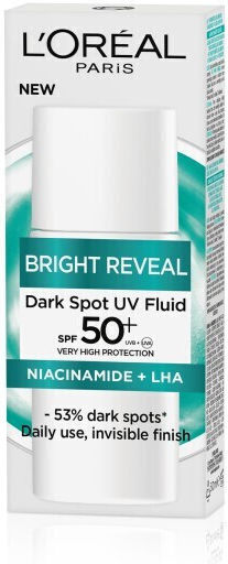 L'Oreal Paris Bright Reveal Тънка Текстура Крем за Лице Дневен с SPF50 за Блясък 50мл