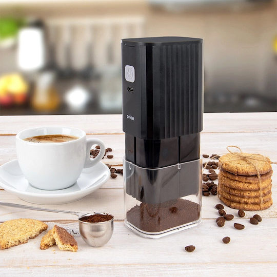 Artemis Electric Coffee Grinder and Grinding Levels Black