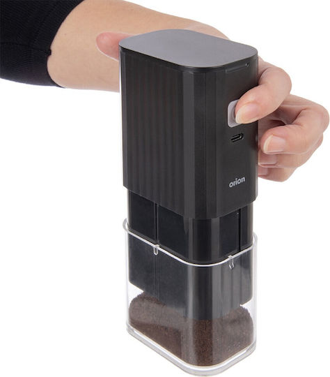 Artemis Electric Coffee Grinder and Grinding Levels Black