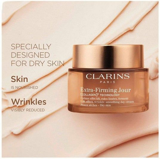 Clarins Extra-Firming Refill Rich Ενυδατική & Αντιγηραντική Κρέμα Προσώπου Ημέρας με Νιασιναμίδη 50ml
