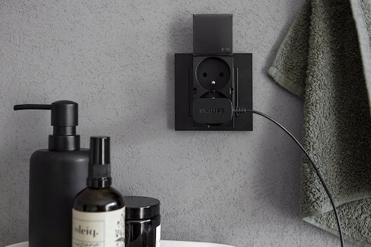 Kontakt-Simon Vertiefter Elektrischer Wandtaster Zwei-Wege Ohne Rahmen Elektrische Wandschalter Weiß