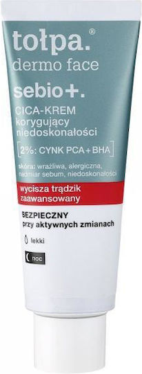 Tolpa Sebio Light Face Moisturiser for Moisturizing Blemishes and Acne with Centella Asiatica 40ml