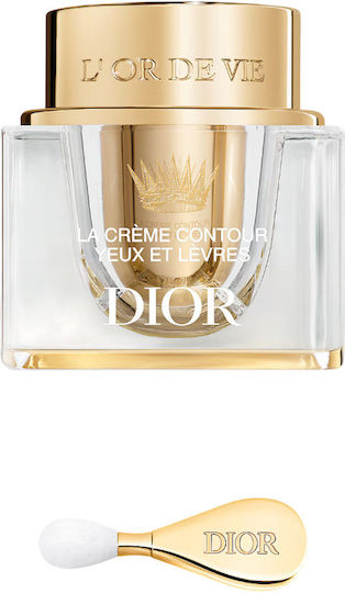 Dior L'Or De Vie Околоочен Крем и за Устни за Тъмни Кръгове Против Стареене и Блясък 15ml