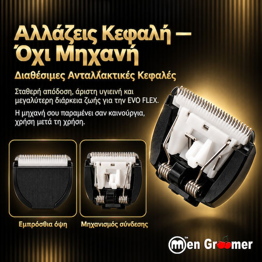 Men Groomer Wiederaufladbare Haarschneidemaschine GET-MG-818