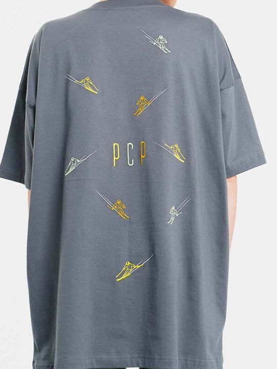 Damen Oversized T-Shirt Grau