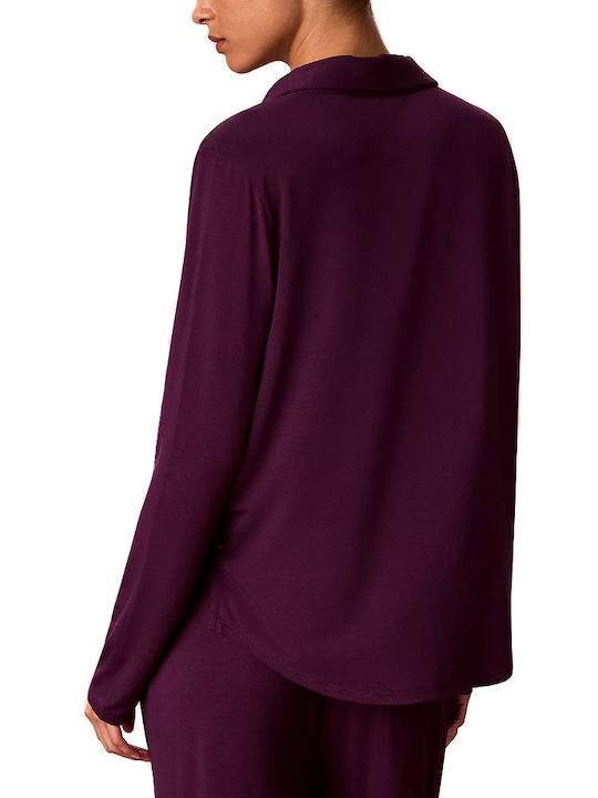 Calvin Klein Winter Women's Pyjamas Set Purple