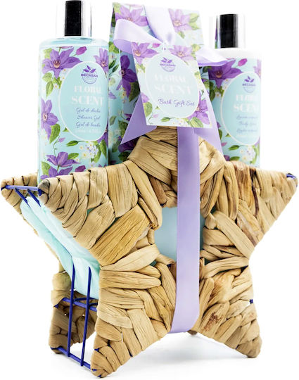 Becasan Wicker Star Skin Care Set for Body Cleaning 3 Pieces