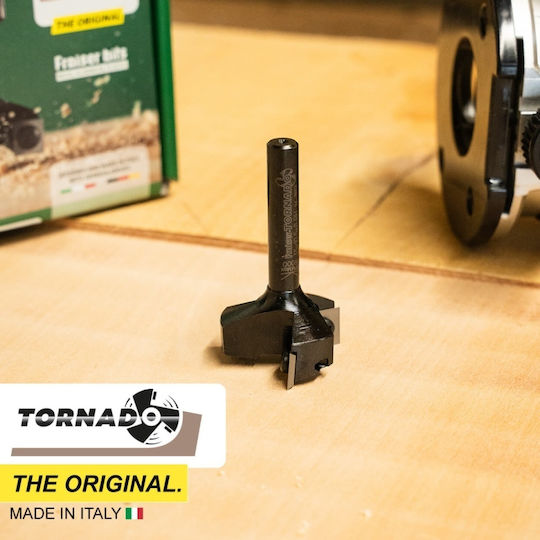 Router De Nivelare Lemn Fraiser Tornado Ø 35 Mm Guler 8 Mm 3 Piese Detasabile Aliaj Carbură Vidia 10.5 Mm Canale Trunchiuri Suprafețe Constrângere Falț Manual Router Cnc