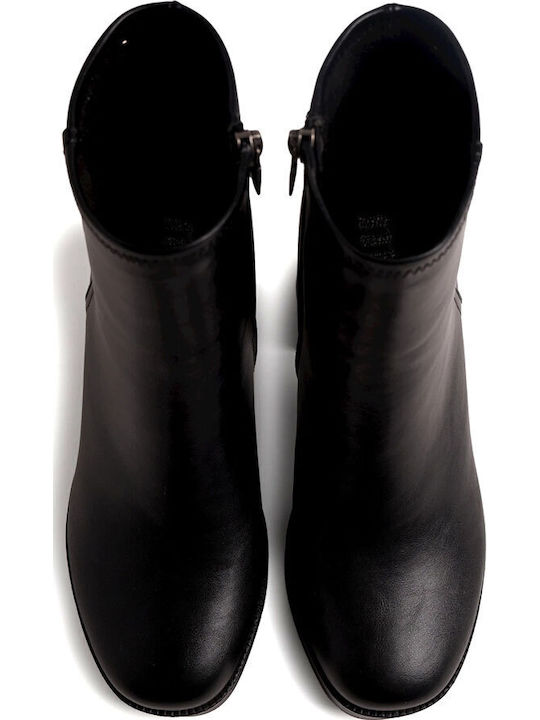 Women's Ankle Boots with High Heel Black