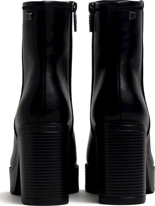 Women's Ankle Boots with High Heel Black