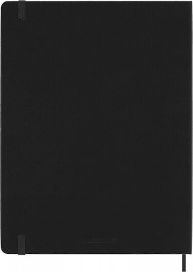 Moleskine Класически Седмичен Планер 2027 Черен