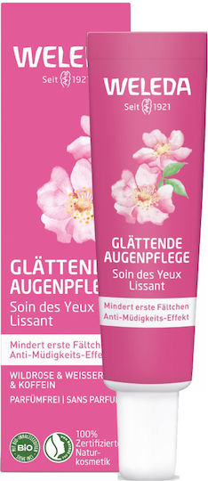 Weleda Wild Rose & White Tea Изглаждащ Крем за Очи 12 мл Жени
