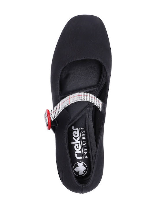 Leder Pumps Mit Mittelhohem Absatz Schwarz