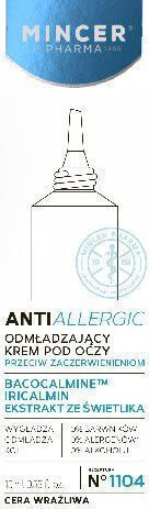 Mincer Pharma Anti Allergic Eye Rejuvenating Eye Moisturiser for Moisturizing 15ml