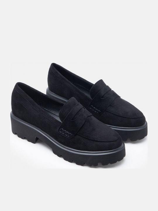 Women's Loafers In Black Color