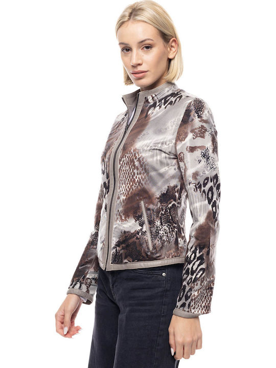 Code Leather Women's Biker Jacket Vison
