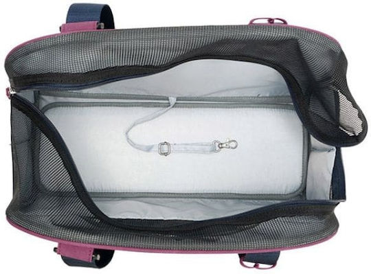 Madpet Wasserdichte Hundetragetasche für Hunde und Katzen bis 7kg Blau M44xB25xH19cm