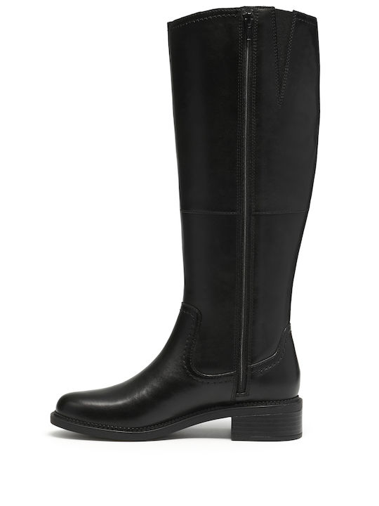 Leather Women's Boots Black